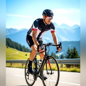 Nalini’s Men’s Bas Speed Cycling Jersey Size L Made in Italy